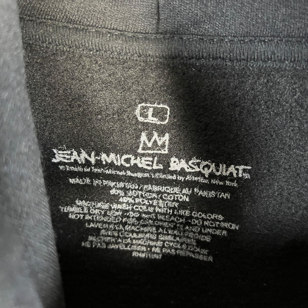 Jean Michel Basquiat Hoodie Fits M Horn Players Charlie Parker Dizzy Gillespie - Picture 4 of 10